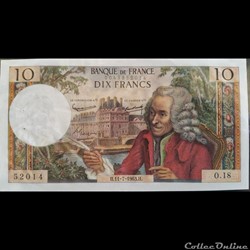 Dix Francs 11-7-1963