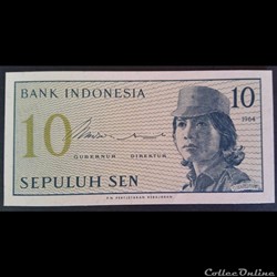 10 Sepuluh Sen 1964