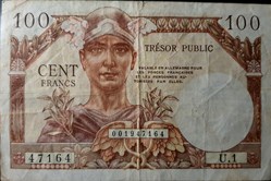 Cent Francs Trésor Public 1955