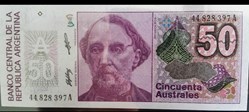 50 Australes ÉMISSIONS DE 1985 À 1991