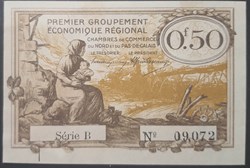 Chambre de commerce du Nord et du Pas de Calais 50 Centimes.