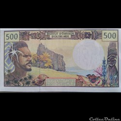 500 Francs - Institut d'Emission d'Outre Mer