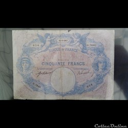 Cinquante Francs 12-09-1917