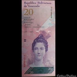 20 Bolivars 2007