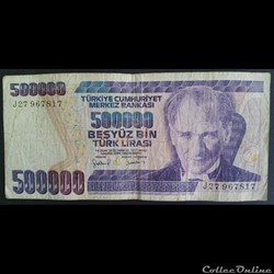 500 000 Turk Lirasi