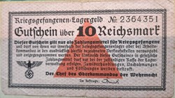 10 Reichsmartk 1939-1945