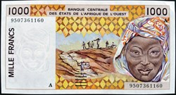 1000 Francs Afrique de L'ouest
