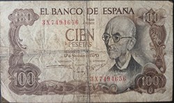 100-Pesetas 10-11-1970