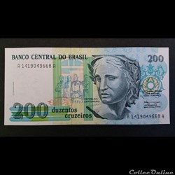 50 Cruzados Novos ÉMISSION COMMÉMORATIVE DE 1989