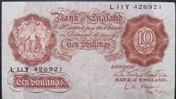 Royaume Uni 10 Shilings type 1955-1960