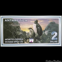 2 dollars Antarctica 1999