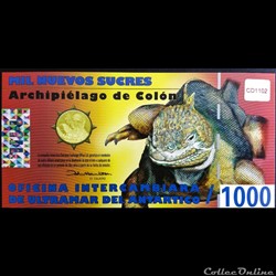 100 Nuevos Sucres Des Galapagos