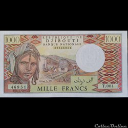 1000 Francs - République de Djibouti