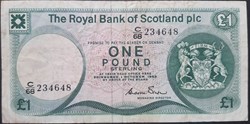 1 Pound Ecosse 01-10-1983