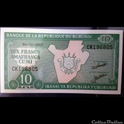 10 Francs 01-11-2007