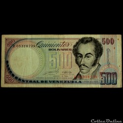 500 Bolivars 1989