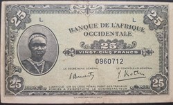 25 Francs 1942