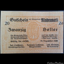 20 Heller 10-09-1920