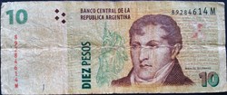 10 Pesos General Manuel Belgrano - 2003