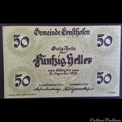 50 HELLER 31-DEC 1920