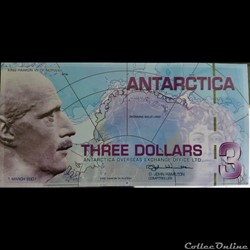3 dollars Antarctica 2007