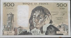 500 Francs Pascal 8-1-1987