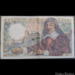 Cent Francs 15-5-1942