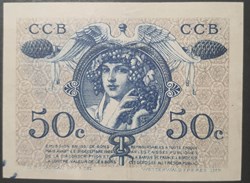 Chambre de commerce de Bordeau 50 Centimes .