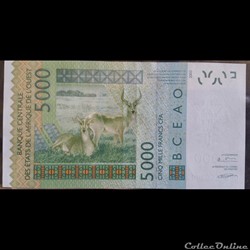 5000 Francs CFA 2003