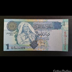 1 Dinar Libyen