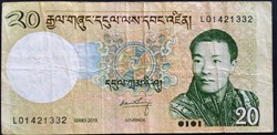 20 Ngultrum - 2013 -Jigme Khesar Namqyel Wangchuk