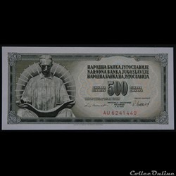 500 Dinara 1981