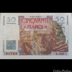 Cinquante Francs 8-4-1948
