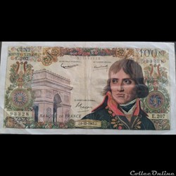 Cent Francs 6-12-1962