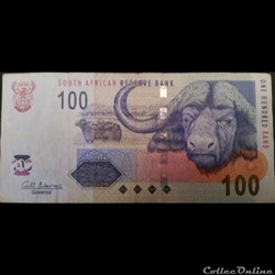 100 rand ÉMISSIONS DE 2005