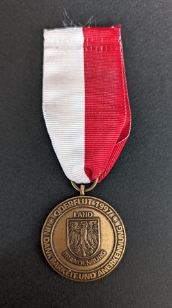 Médaille des inondations de l'État de Brandebourg