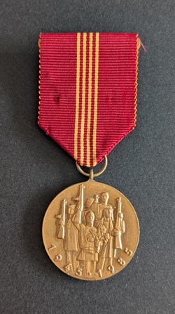 G2 - Médaille commémorative du 40eme anniversaire de la libération de la Tchécoslovaquie