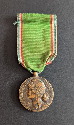 Médaille de la fédération des sociétés musicales de Moselle et Meurthe-et-Moselle (modèle 2)
