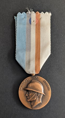 Médaille de l'Union départementale des sapeurs-pompiers des Yvelines