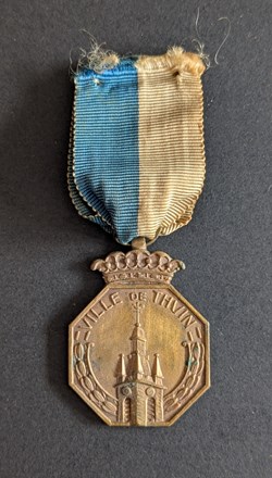 G2 - Médaille de reconnaissance de la ville de Thuin