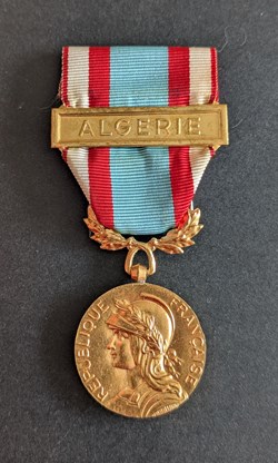 AFN - Médaille commémorative des opérations de sécurité et de maintien de l'ordre en AFN - ALGERIE