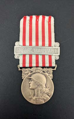 Médaille commémorative française de la Grande Guerre - ENGAGE VOLONTAIRE