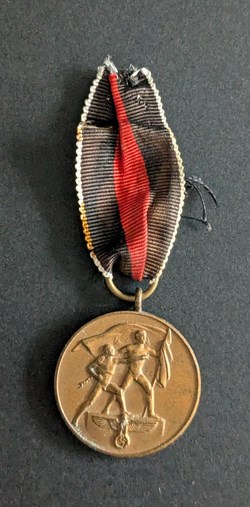 3 RCH - Médaille commémorative du 1er octobre 1938