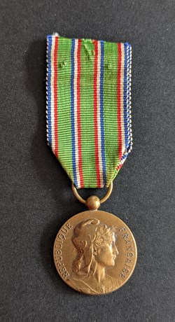 Médaille de l'Union Départementale des Sapeurs-pompiers du Cher