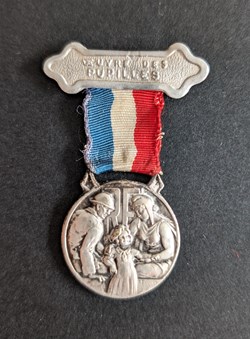 Médaille de l’oeuvre des pupilles des sapeurs-pompiers français 1937