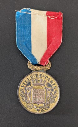 Médaille de la chambre syndicale des ouvriers égoutiers de Paris