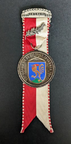 Médaille du 25ème grand tir de district Tavannes 1960