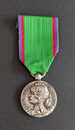 Médaille de la Fédération Musicale de Franche-Comté et du Territoire de Belfort (n°1)