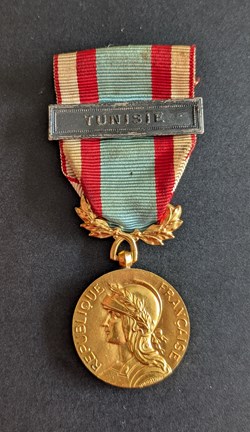 AFN - Médaille commémorative des opérations de sécurité et de maintien de l'ordre en AFN - TUNISIE