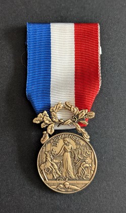 Médaille d'Honneur pour acte de courage et de dévouement